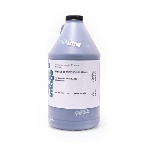 [07001146] Toner Recarga Black Konica Minolta [Image] Galonera/690g 