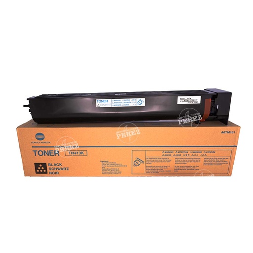 [07001161] Toner Cartucho Black Konica Minolta [Konica Minolta] (900g) (Tn413K) 