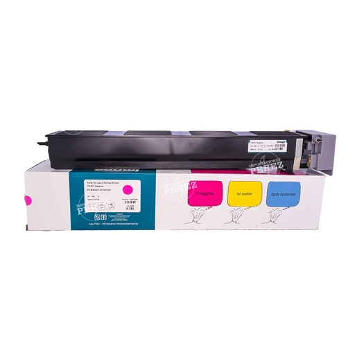 [07001190] Toner Cartucho | Recarga Magenta Konica Minolta [Image] (460g) (Tn611M) 