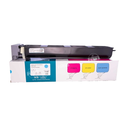 [07001191] Toner Cartucho Cyan Konica Minolta [Image] (460g) (Tn611C) 