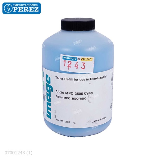 [07001243] Toner Recarga Cyan Ricoh [Image] (250g) 