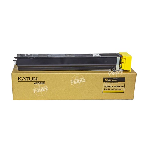 [07001261] Toner Cartucho | Recarga Yellow Konica Minolta [Access Katun] (460g) (Tn611Y) 