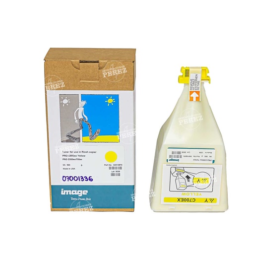 [07001336] Toner Cartucho Yellow Ricoh [Image]  560g 
