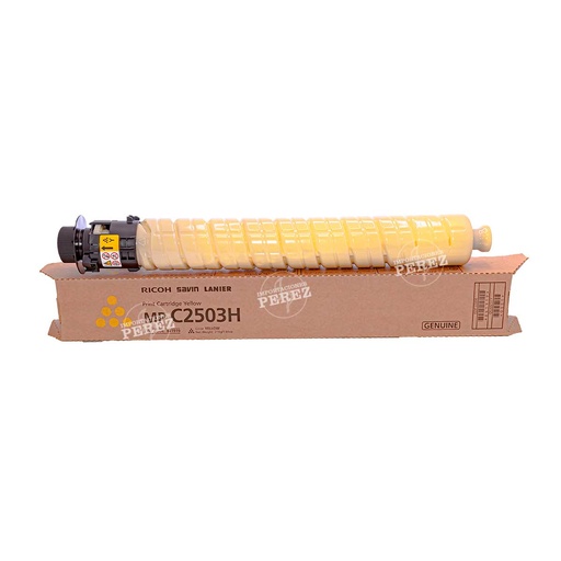 [07001363] Toner Cartucho Yellow Ricoh [Original]  Type MPC2003 218g 
