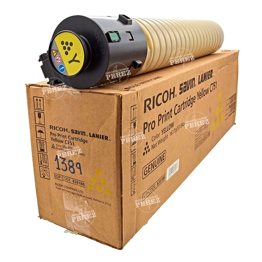 [07001389] Toner Cartucho Yellow Ricoh [Original]  1617g 