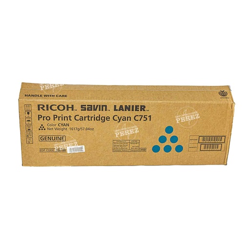 [07001391] Toner Cartucho Cyan Ricoh [Original]  1617g 