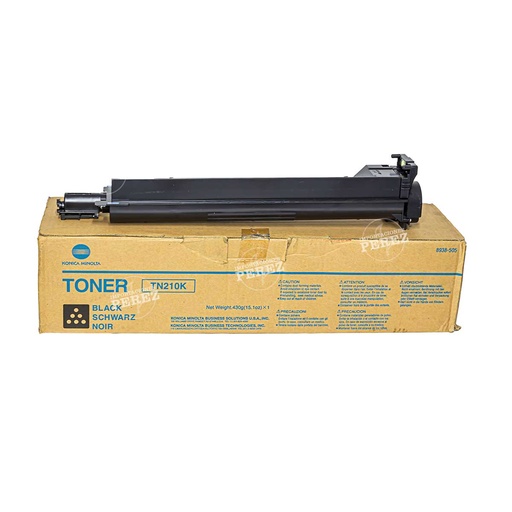 [07001392] Toner Cartucho Black Konica Minolta [Konica Minolta]  (430g) (TN210K) 
