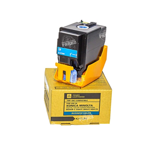 [07001415] Toner Cartucho Cyan Konica Minolta [Katun Business Color] (210g) (Tnp48C) 