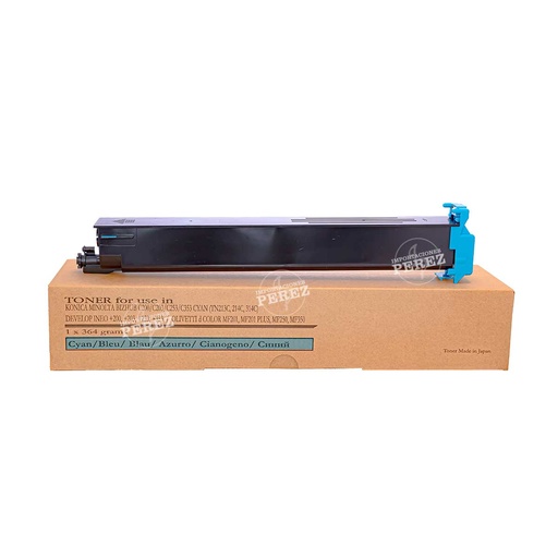 [07001491] Toner Cartucho Cyan Konica Minolta [Premium] (364g) (Tn214C/213C/314C) 