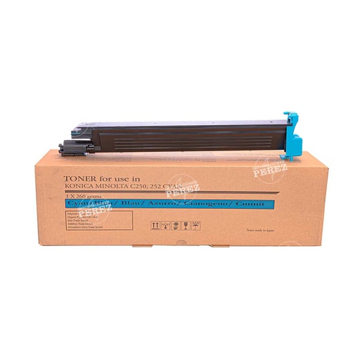 [07001503] Toner Cartucho Cyan Konica Minolta [Premium] (260g) (Tn210C) 