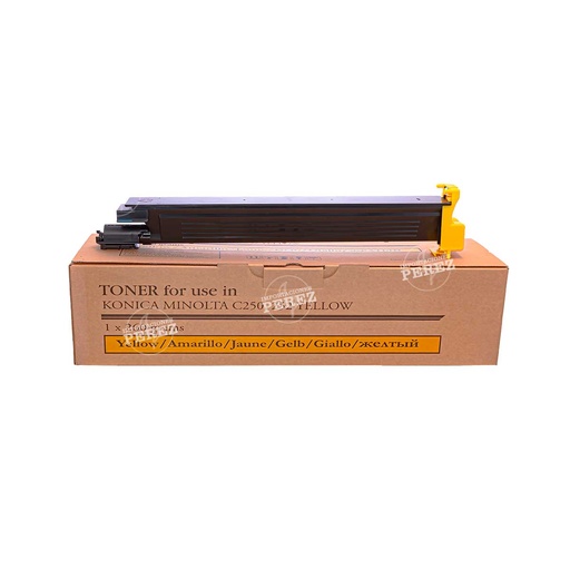 [07001505] Toner Cartucho Yellow Konica Minolta [Premium] (260g) (Tn210Y) 