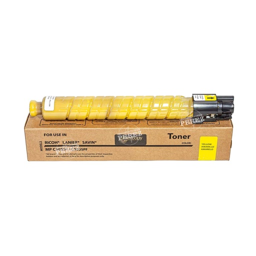 [07001576] Toner Cartucho Yellow Ricoh [Intercopy] (83g) (MpC305SP) 
