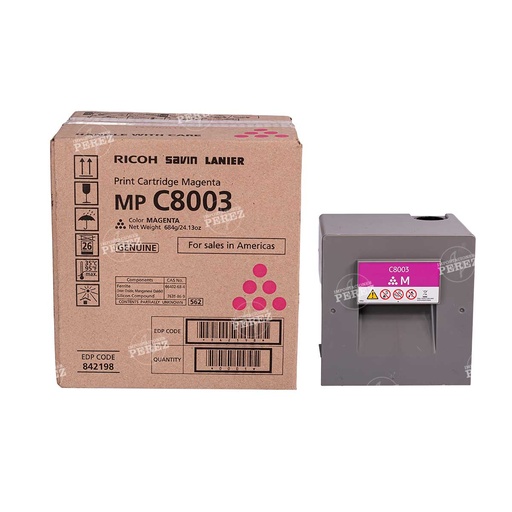 [07001590] Toner Cartucho Magenta Ricoh [Ricoh] (440g) 