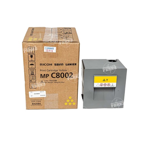 [07001599] Toner Cartucho Yellow Ricoh [Original] 762g 