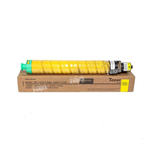 [07001674] Toner Cartucho Yellow Ricoh [Intercopy] (410g) 