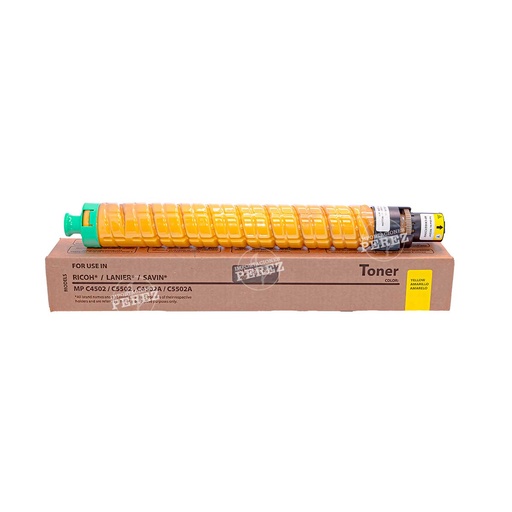 [07001679] Toner Cartucho Yellow Ricoh [Intercopy] (490g) 