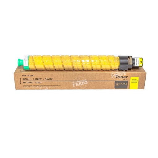[07001706] Toner Cartucho Yellow Ricoh [Intercopy] (370g) 