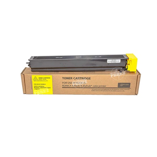 [07001735] Toner Cartucho Yellow Konica Minolta [Intercopy] (510g) (Tn613Y) 
