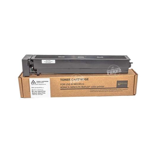 [07001740] Toner Cartucho Black Konica Minolta [Intercopy] Tn711K/tn712K 980g 