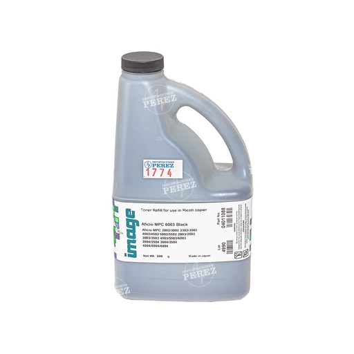 [07001774] Toner Recarga Black Ricoh [Image] Galonera/500g 