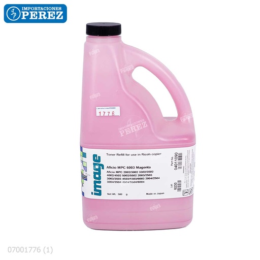 [07001776] Toner Recarga Magenta Ricoh [Image] Botella/500g 
