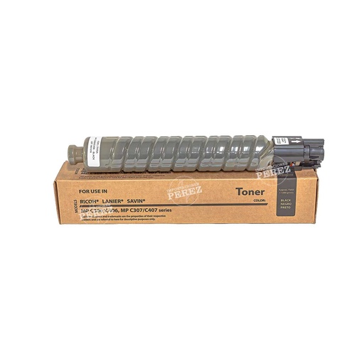 [07001788] Toner Cartucho Black Ricoh [Intercopy] 266g (Type MpC406) 
