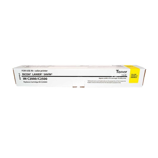 [07001900] Toner Cartucho Yellow Ricoh [Intercopy] IMC2500 (280g)