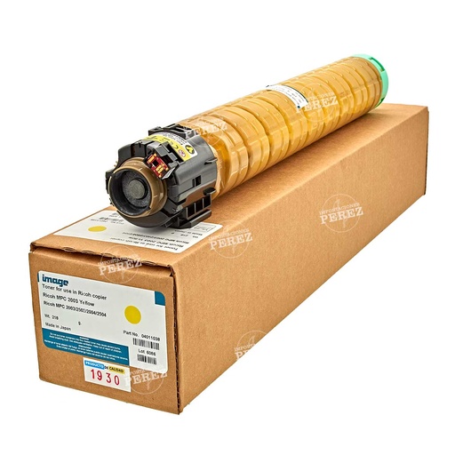 [07001930] Toner Cartucho Yellow Ricoh [Image] Type MPC2003 218g 