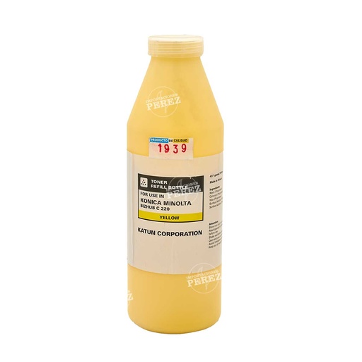 [07001939] Toner Recarga Yellow Konica Minolta [Katun] Botella/437g 