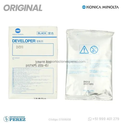 [07006008] Revelador DV310 [Original - Konica Minolta]