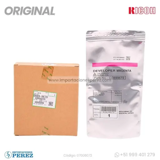 [07006072] Revelador [Ricoh - Original] Magenta (-) 