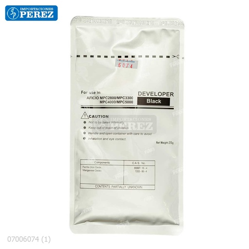 [07006074] Revelador Black 215g [Cet]