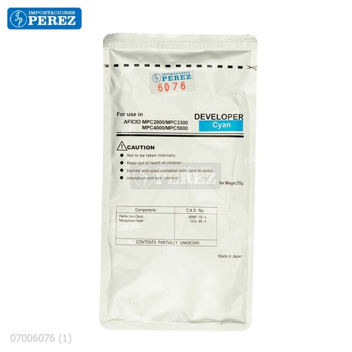 [07006076] Revelador Cyan 215g [Cet]