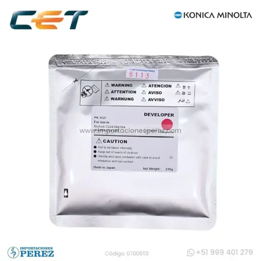 [07006113] Revelador [Cet] Magenta 210g 