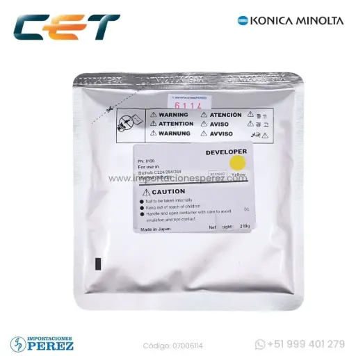 [07006114] Revelador [Cet] Yellow 210g 