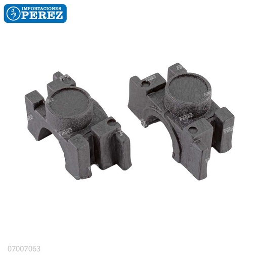 [07007063] Bocina [Dki] (Kit x02) Negro (Rodillo Presion) 