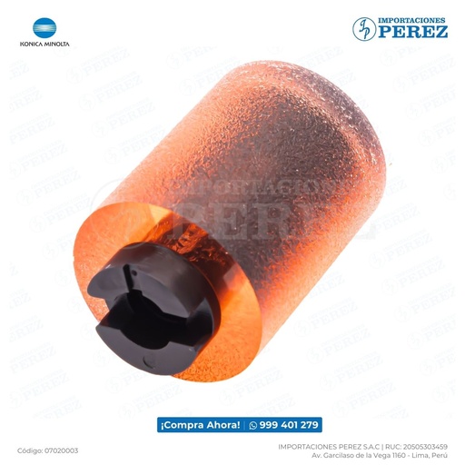 [07020003] Rueda Bandeja Pickup/Feed Roller [Original - Konica Minolta]