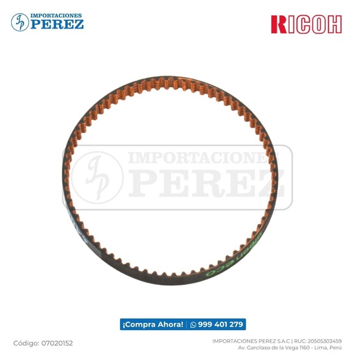 [07020152] Faja Tractor Motor [Original - Ricoh]