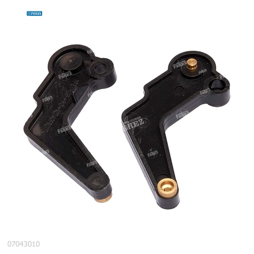 [07043010] Level [Dki] Kit Front/Rear Negro (Gancho Rodillo Presion) 