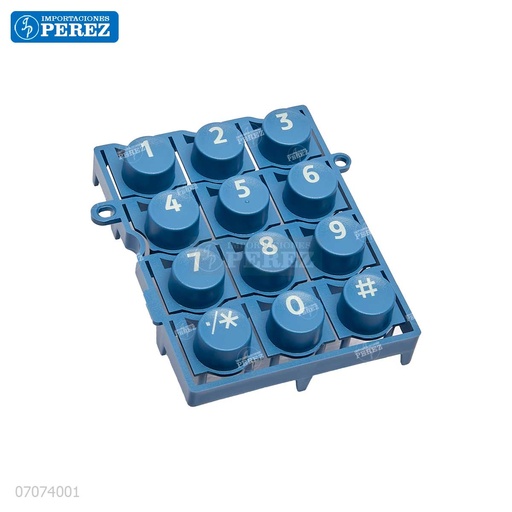 [07074001] Tecla [Ricoh - Original] (10 KeyTop) Azul (Panel) 