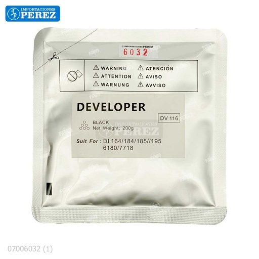 [07006032] Revelador [Dki] Negro (DV116) 