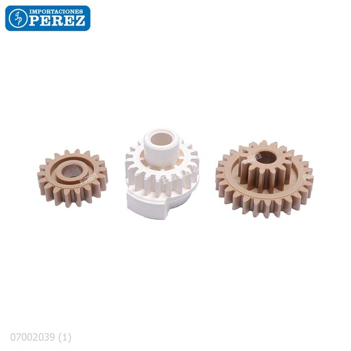 [07002039] Gear Kit x03 [Original - Ricoh] Bloque Limpieza Faja Fusor