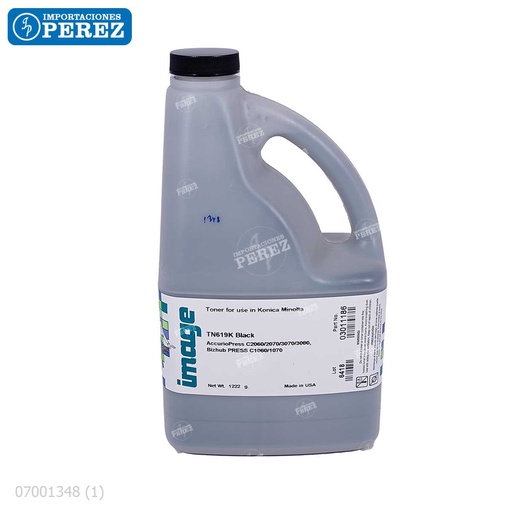 [07001348] Toner Recarga Black Konica Minolta [Image]  TN619K/TN620K 1222g 