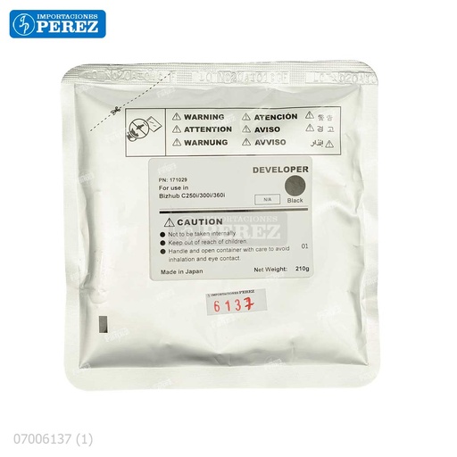 [07006137] Revelador Black [Cet] (210g) 