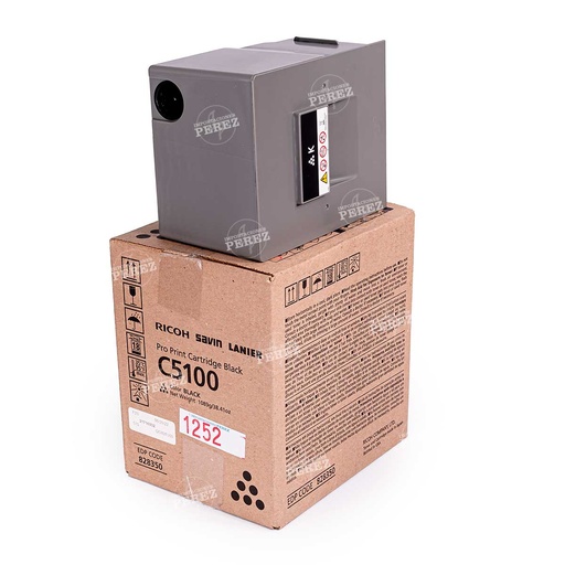 [07001252] Toner Cartucho Black Ricoh [Original] 110/220v Type C5100 1089g 