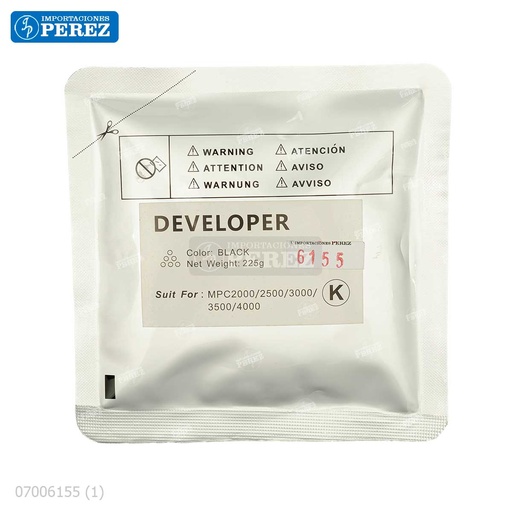 [07006155] Revelador Black 225g [Dki]