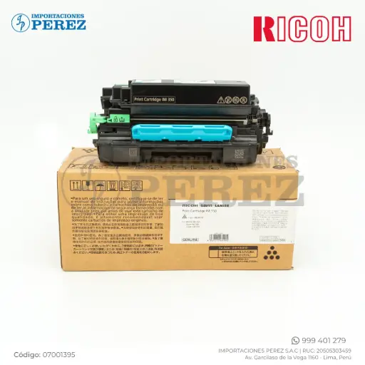 [07001395] Toner Cartucho Ricoh [Original] IM350 