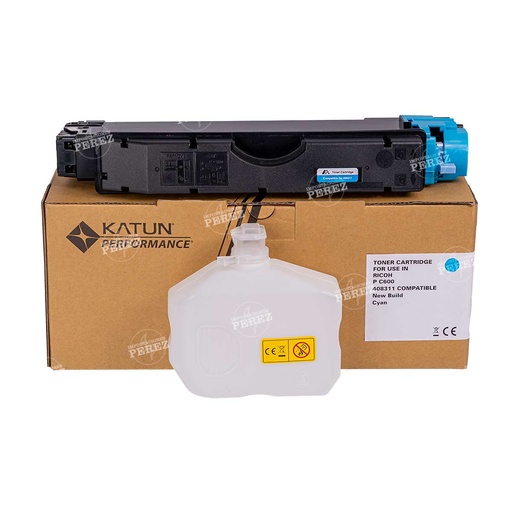 [07001624] Toner Cartucho Cyan Ricoh [Katun Performance] Type P C600 197g 
