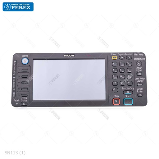 [SN113] Panel Completo con Teclado - SEMI-NUEVO [Original - Ricoh]