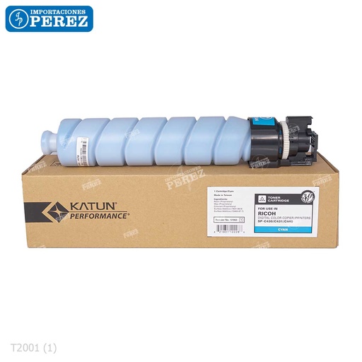 [07002001T] Toner Cartucho Cyan Ricoh [Katun Performance] Type SC430A 360g 